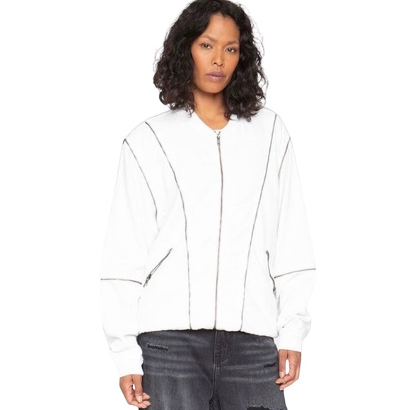 Free People x Sandrine Rose Jacket Size M NEW with Tags Very Comfortable - Picture 7 of 7